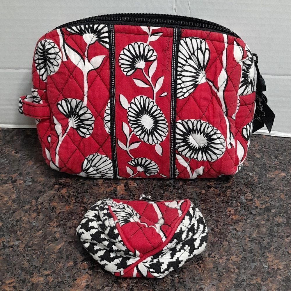 Vera Bradley Cosmetic Case and Coin Purse...EUC